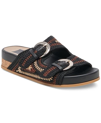 Dolce Vita Women's Ralli Buckled Stitch Footbed Sandals