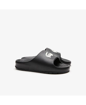 Lacoste Men's Croco 2.0 Evo Slip-On Slide Sandals