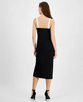 Rachel Roy Alessia Contrast Scuba Crepe Dress