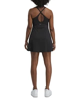 Reebok Women's Lux Strappy Sleeveless Bodysuit Dress