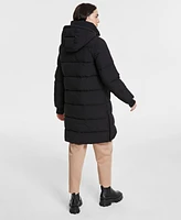 Bcbgmaxazria Women's Hooded Collared Puffer Coat