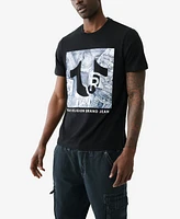 True Religion Men's Short Sleeve Aop Classic Tee