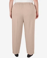 Alfred Dunner Plus Size Tuscan Sunset Twill Average Length Pant