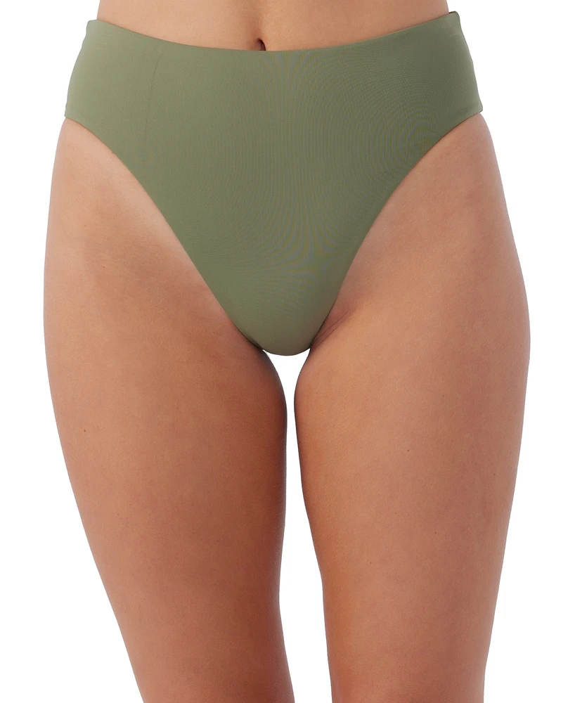 O'Neill Juniors' Saltwater Solids Max High-Waisted Bottoms