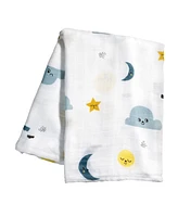 The Moon's Birthday Crib Sheet & Swaddle Bundle