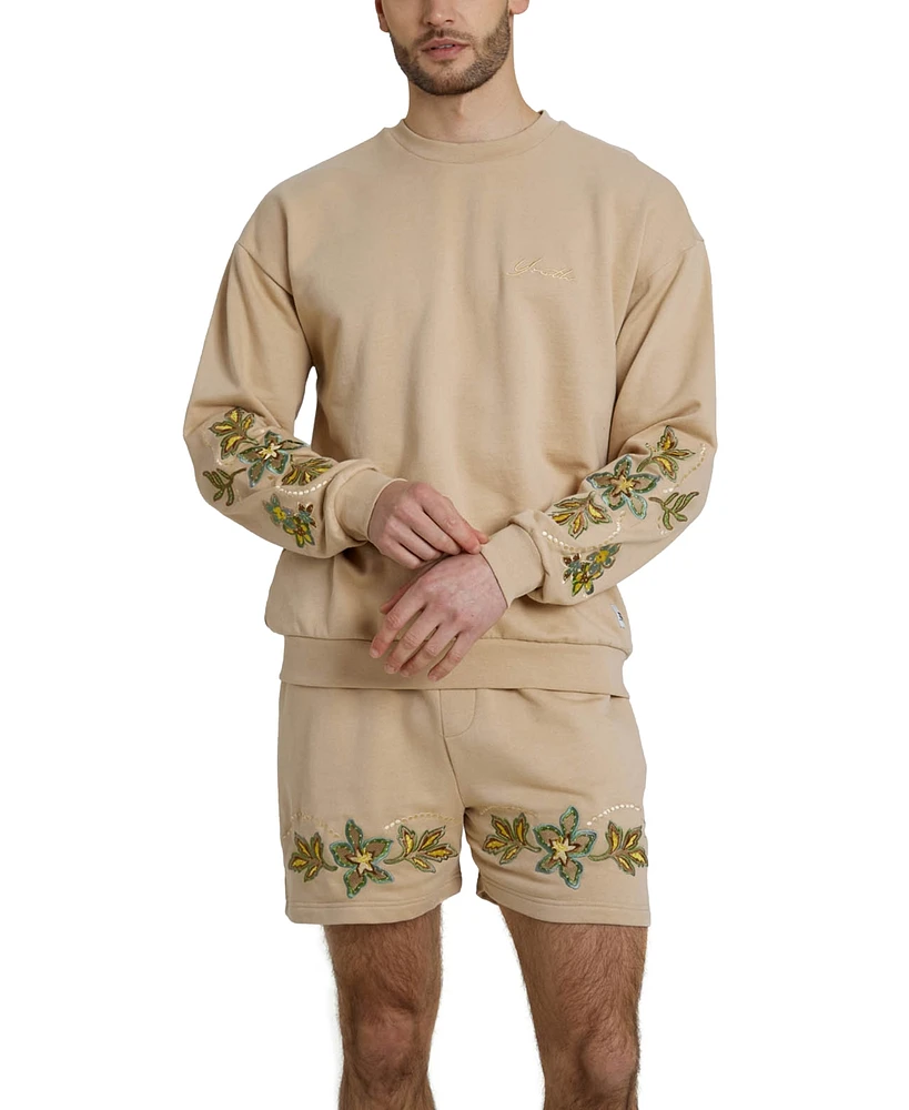 Native Youth Men's Floral Jersey Sweatshirt