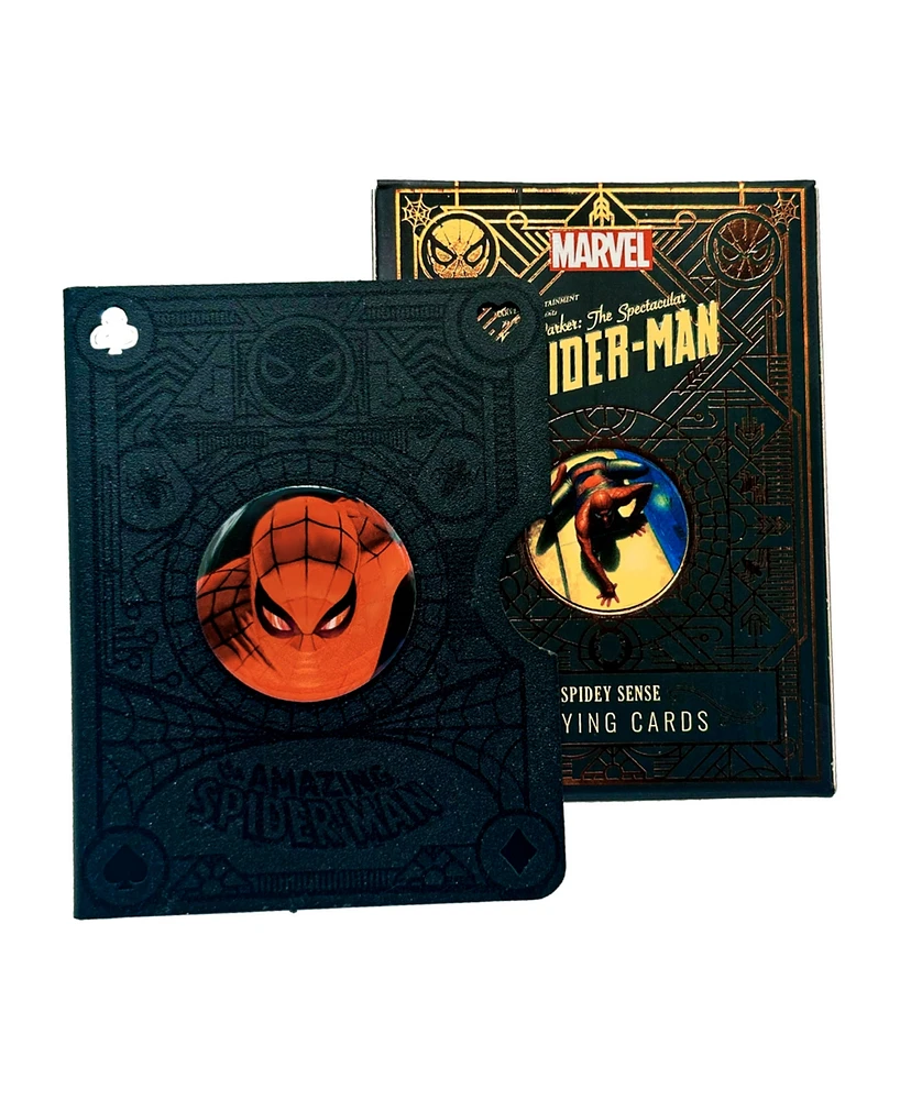 Marvel Card Guard Set Spider-Man Over 25 magic tricks - Marked Magic Card Deck