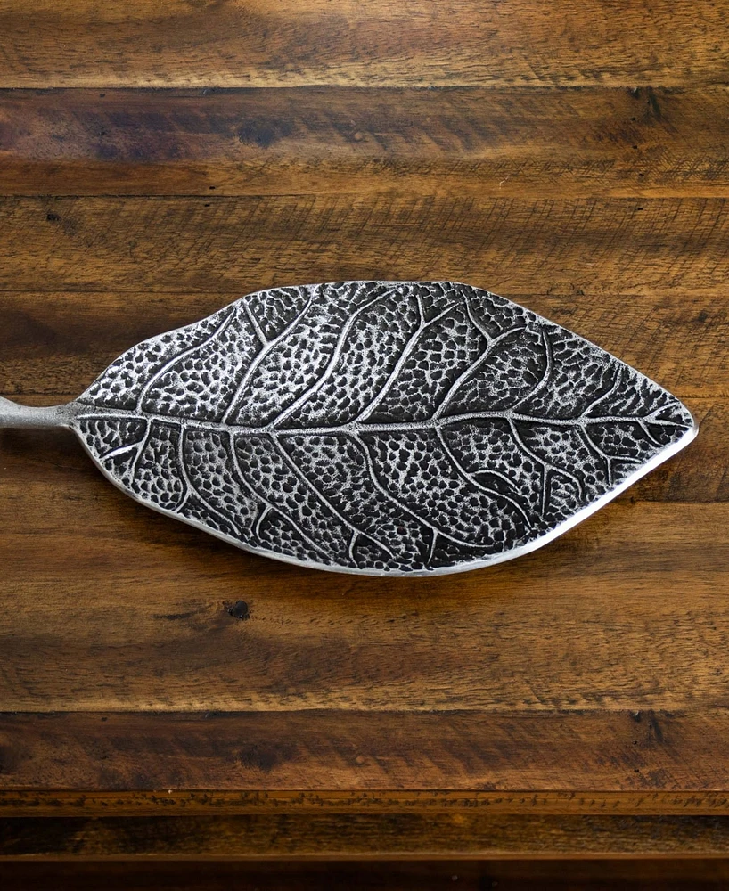 Nearly Natural 16in. Antique Leaf Decorative Accent Tray