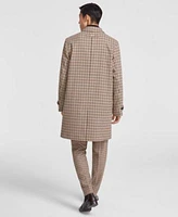 Hugo By Hugo Boss Mens Modern Fit Houndstooth Suit Separate Overcoat