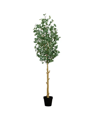 Nearly Natural 9ft. Artificial Eucalyptus Tree
