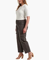 Silver Jeans Co. Plus Suki Mid Rise Curvy Fit Straight Pants