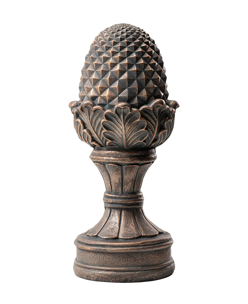 Glitzhome Bronze Artichoke Garden Statue