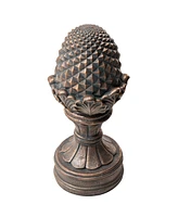 Glitzhome Bronze Artichoke Garden Statue