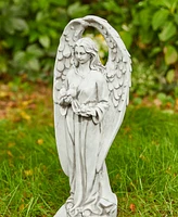 Glitzhome Standing Archangel Garden Statue