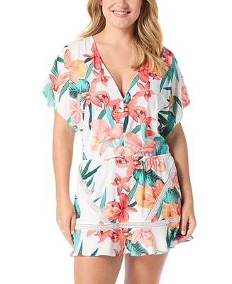 Coco Reef Women's Adorn Dolman-Sleeve Cover-Up Dress