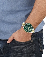Ferragamo Men's Swiss Chronograph Urban Two-Tone Stainless Steel Bracelet Watch 43mm