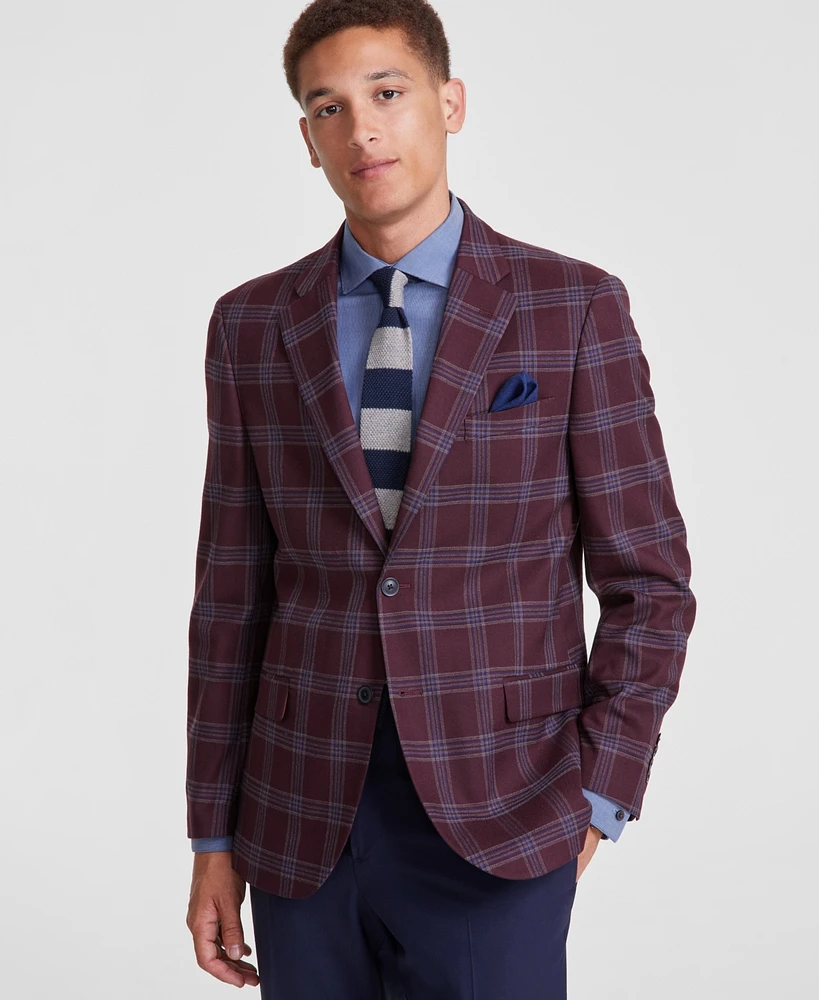 Nautica Men's Modern-Fit Pattern Sport Coat