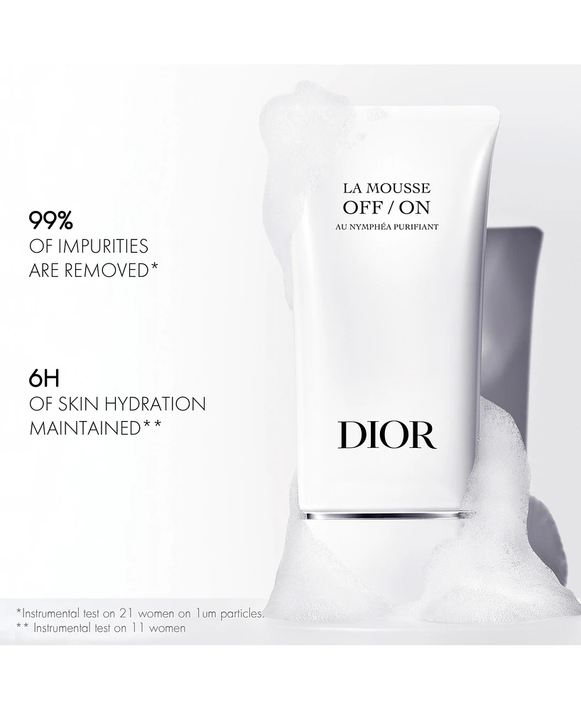 Dior La Mousse Off/On Foaming Face Cleanser, 5 oz.
