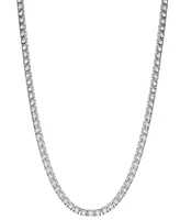 Men's Diamond 24" Tennis Necklace (10 ct. t.w.) in Sterling Silver