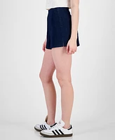 Tinseltown Juniors' High-Rise Pull-On Hot Shorts