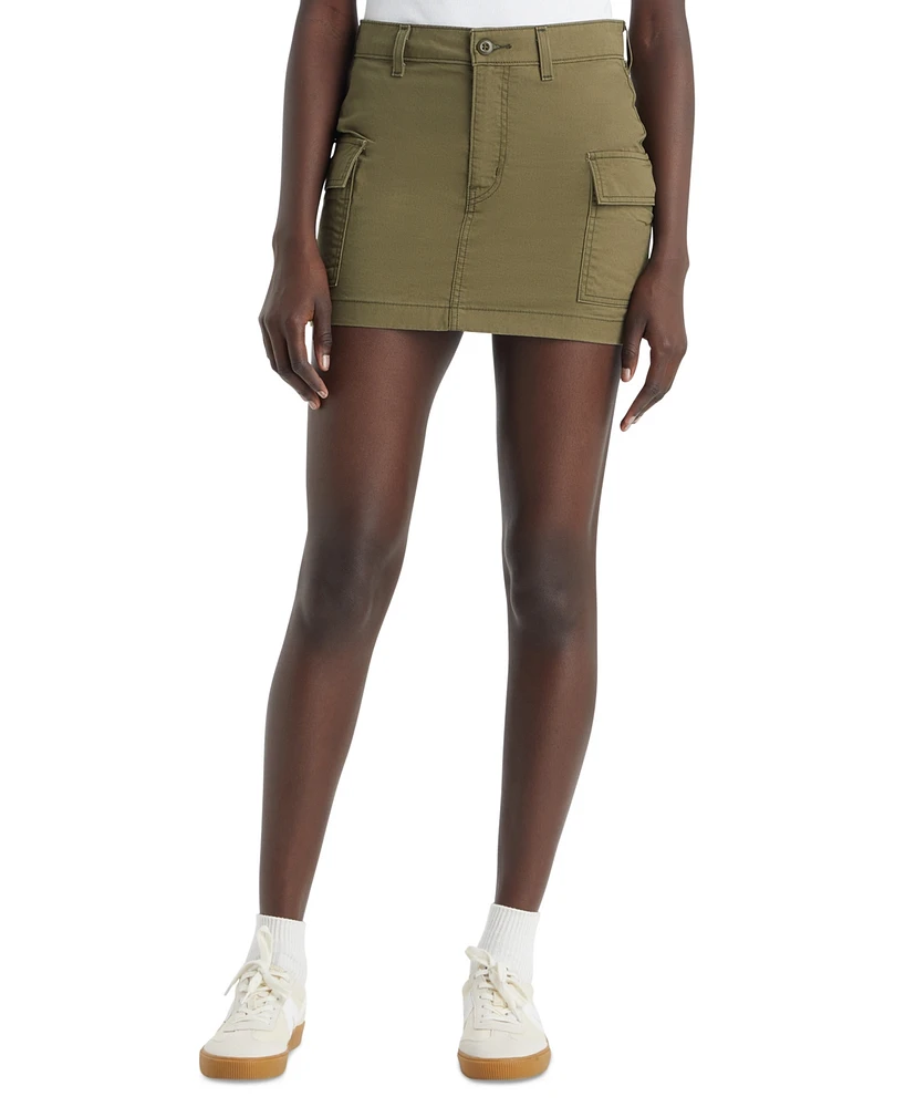 Levi's Women's Cotton '94 Cargo Mini Skirt