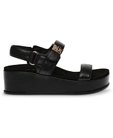 Anne Klein Women's Verse Double Strap Platform Wedge Sandals