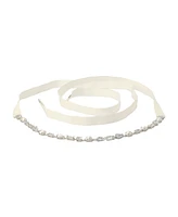 kate spade new york Imitation Pearl Stone Bridal Belt