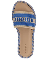 On 34th Women's Madelyn Slip-On Woven Flat Sandals, Created for Macy's