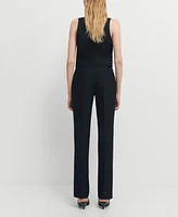 Mango Women's Wool Suit Pants