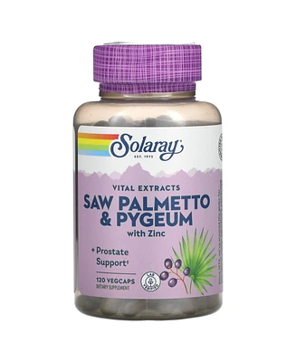 Solaray Saw Palmetto & Pygeum with Zinc - 120 VegCaps - Assorted Pre