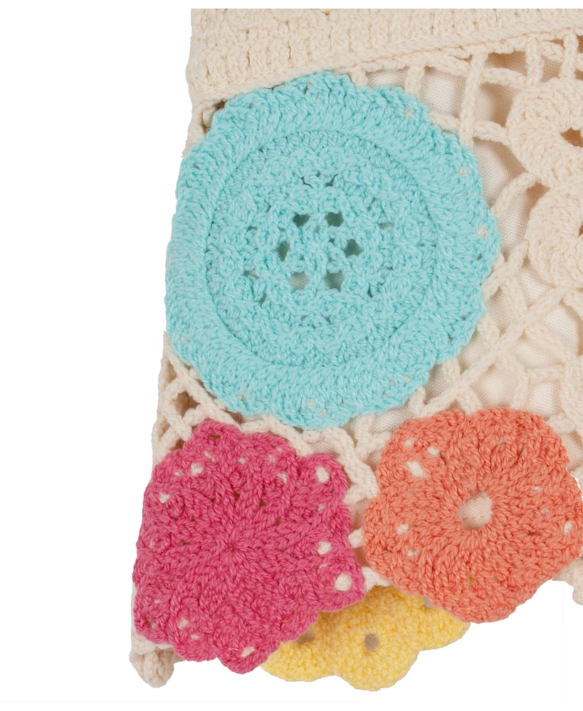 Rare Editions Baby Girl Crochet Short Set
