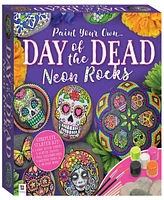 Craft Maker - Paint Your Own Day of The Dead Neon Rocks