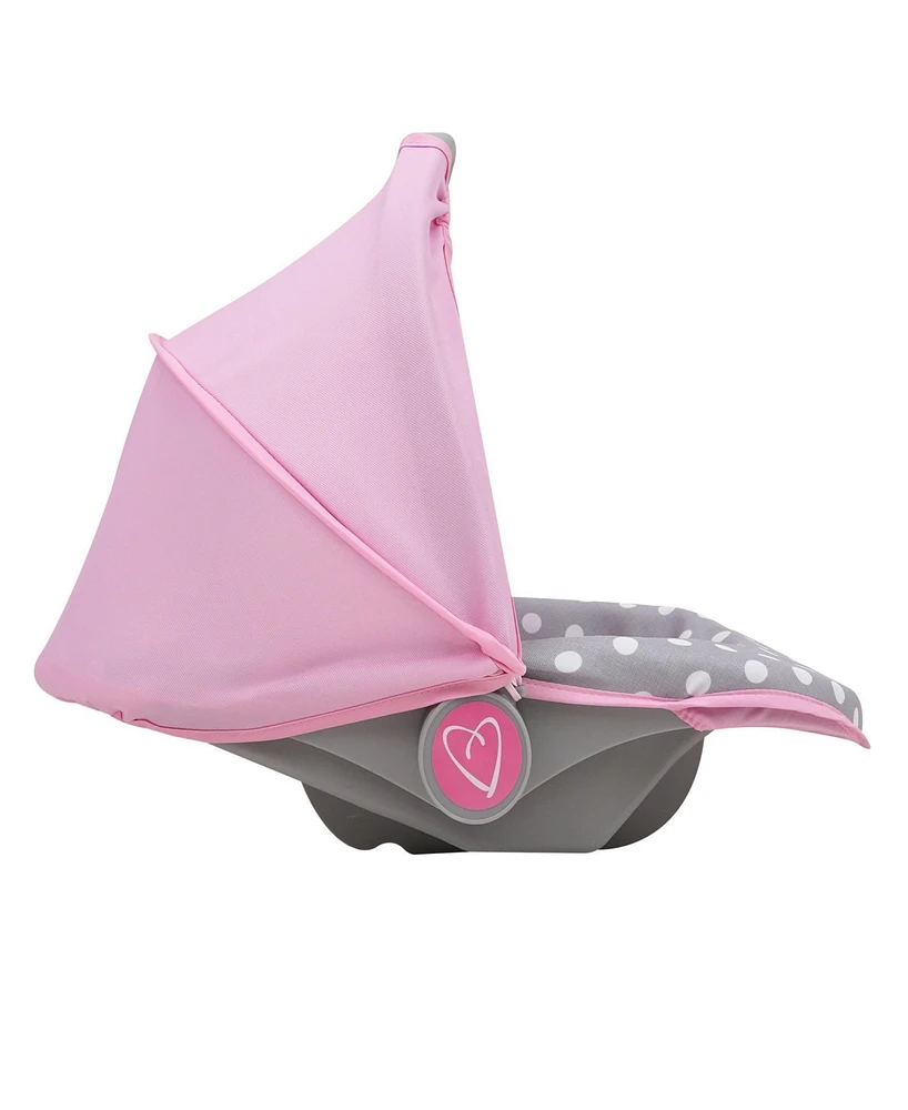 509 Crew - Cotton Candy Pink - 3-In-1 Doll Car Seat