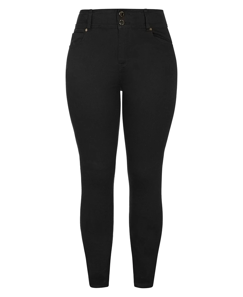 Plus Asha Regular High Rise Skinny Jean