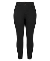 Plus Asha Regular High Rise Skinny Jean