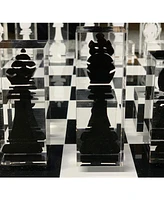 Infinity Lucite 17-Inch Lucite Chess Set