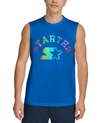 Starter Men's Regular-Fit Logo Graphic Sleeveless T-Shirt