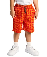 Sovereign Code Big Boys Printed Seersucker Elastic-Waistband Shorts