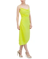 Bcbg New York Women's Cowlneck Sleeveless High-Low Midi Dress