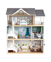 Small Foot Iconic Complete Doll House Playset with Furniture