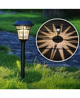 Maggift 6-Pack Waterproof Solar Path Lights for Outdoor Spaces