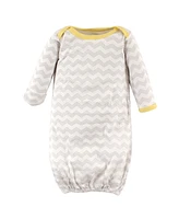 Luvable Friends Baby Unisex Cotton Gowns, 0-6 Months