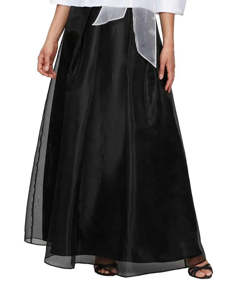 Alex Evenings Petite Organza Full Ball Gown Skirt