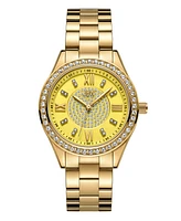 Jbw Women's Mondrian 34 Quartz 18k Gold Stainless Steel Watch, 34mm