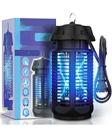 LiBa Electric Bug Zapper, Waterproof Outdoor & Indoor Insect Killer with Switch: 4000V Powerful Grid