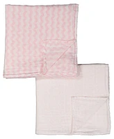 Tendertyme Baby Girls Stars Nursery Blanket Collection, 7 Piece Set