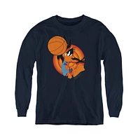 Space Jam 2 Boys Youth Daffy Slam Long Sleeve Sweatshirt