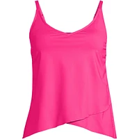 Lands' End Petite Tulip Hem Tankini Top