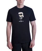 Karl Lagerfeld Paris Men's With Bomber Logo Graphic T-Shirt