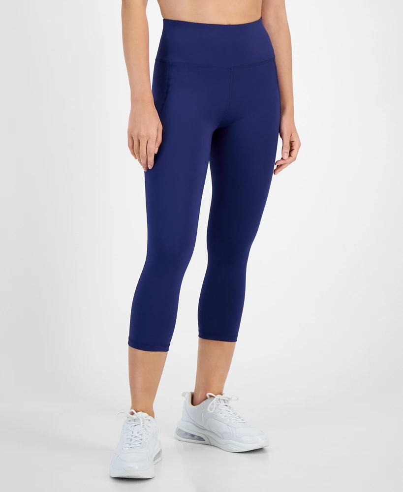 Id Ideology Women's Solid Cropped Leggings, Created for Macy's